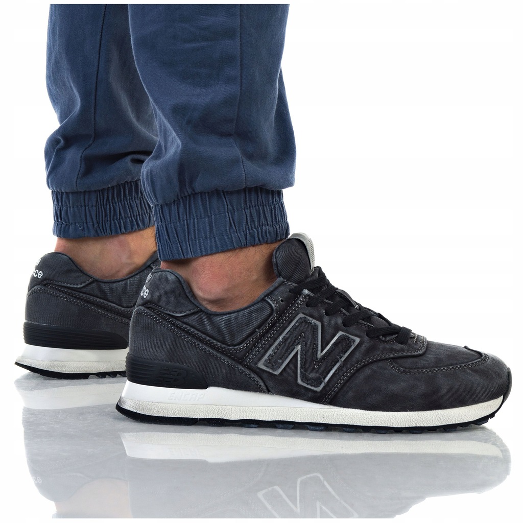 BUTY NEW BALANCE 574 MĘSKIE ML574WSB CZARNE JEANS