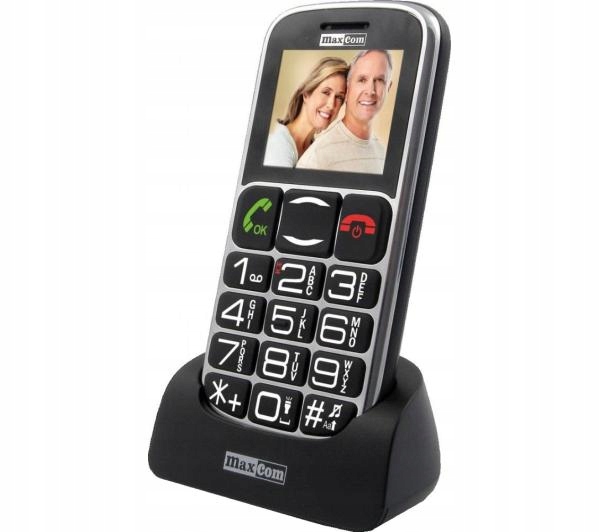 Купить Телефон Maxcom MM462BB ДЛЯ СТАРШЕЙ ДОК-СТАНЦИИ: отзывы, фото, характеристики в интерне-магазине Aredi.ru