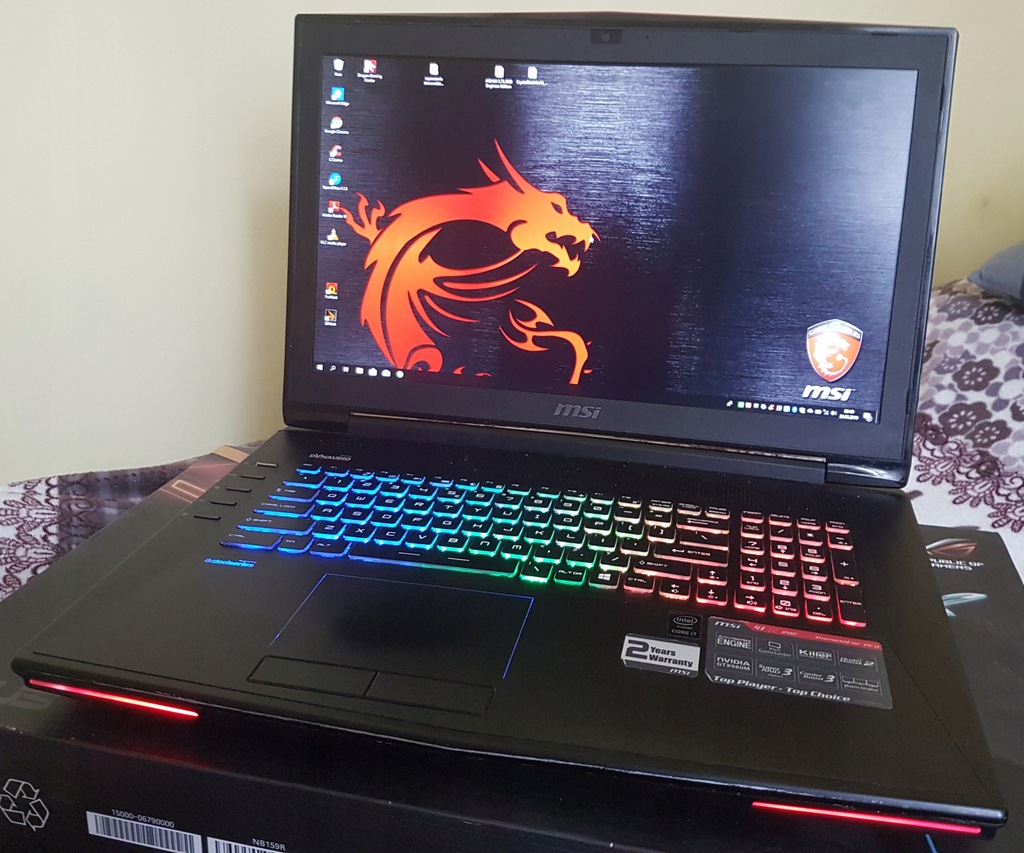 Laptop MSI GT72 2QE i7/4GB/256GB SSD/GTX 980M MXM