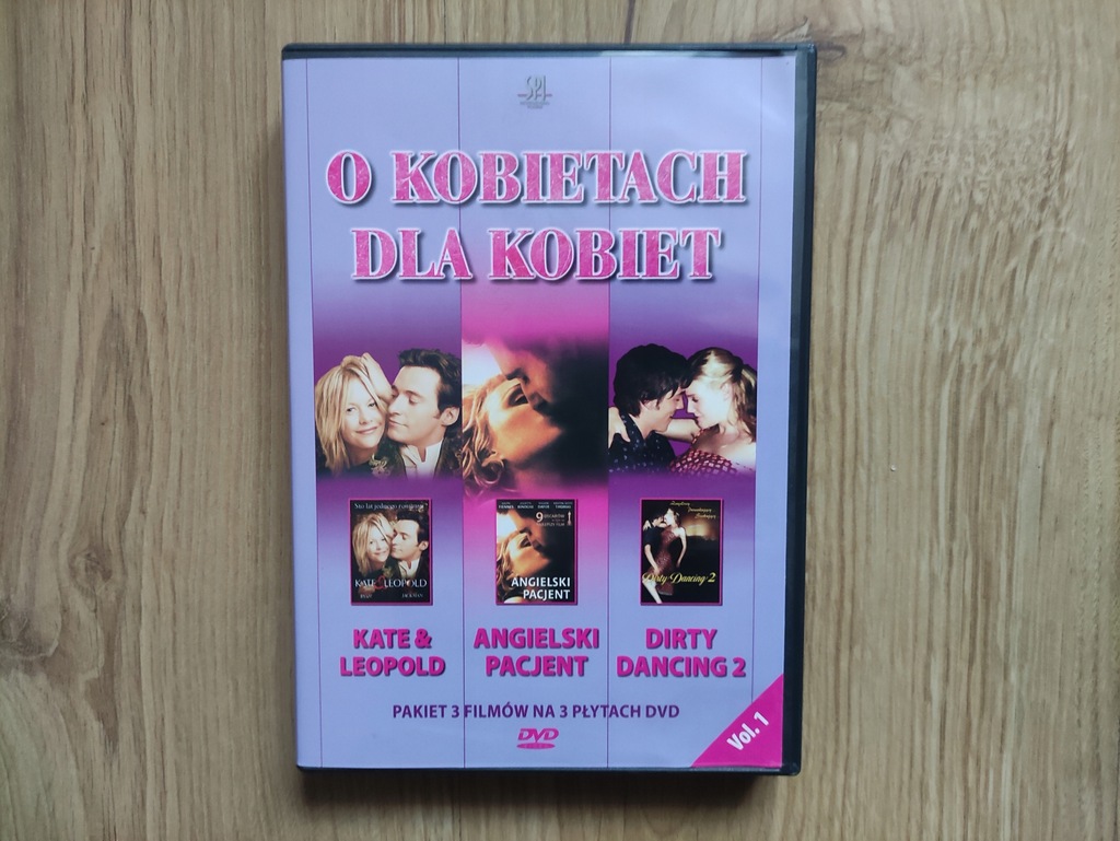 ZESTAW 3 FILMÓW KOBIECYCH NA DVD