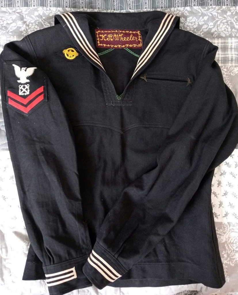 US NAVY BLUZA MARYNARKA WOJENNA USA LATA 40.