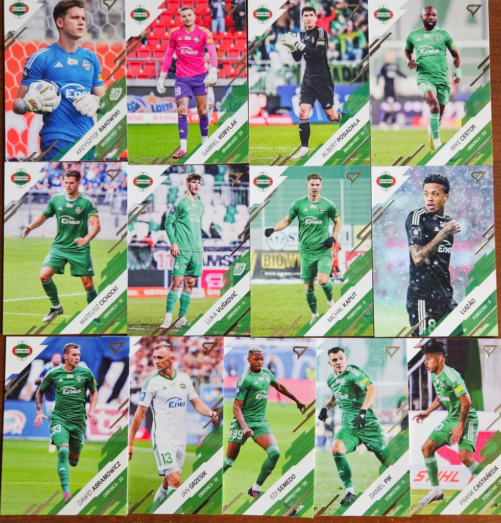 EKSTRAKLASA 2023/24 SPORTZOO SERIA 2 komplet 13 kart RADOMIAK RADOM