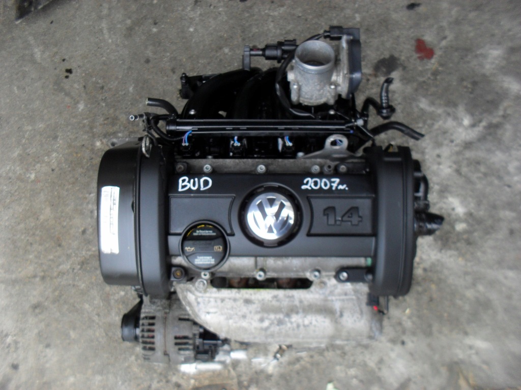 SILNIK KOMPLETNY VW GOLF V POLO 1.4 16V BUD 2007r