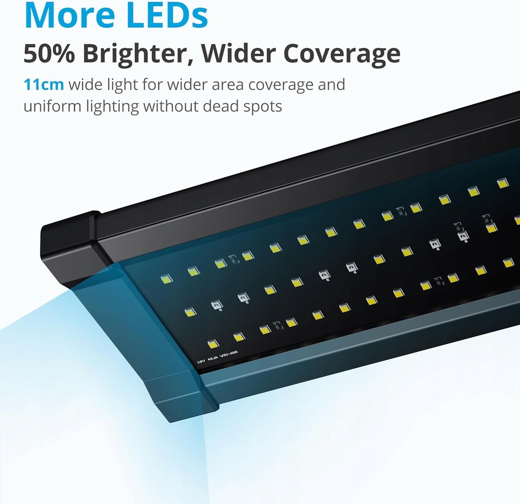 NICREW ClassicLED G2 oświetlenie do akwariów słodkowodnych 98-128cm