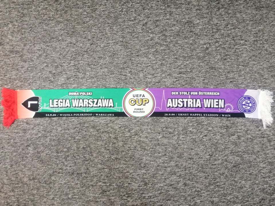 Szalik Legia - Austria Wien (UEFA CUP)