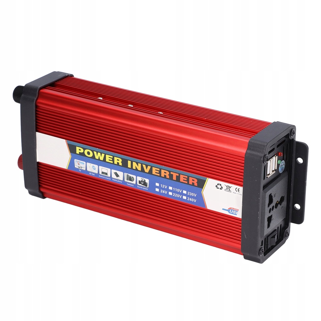 PRZETWORNICA SAMOCHODOWA NAPIĘCIA SINUS 4000W USB