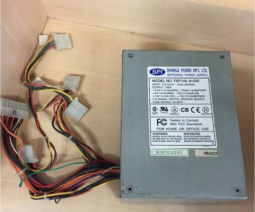 ZASILACZ ATX SPI MODEL FSP 145-61GW 145W