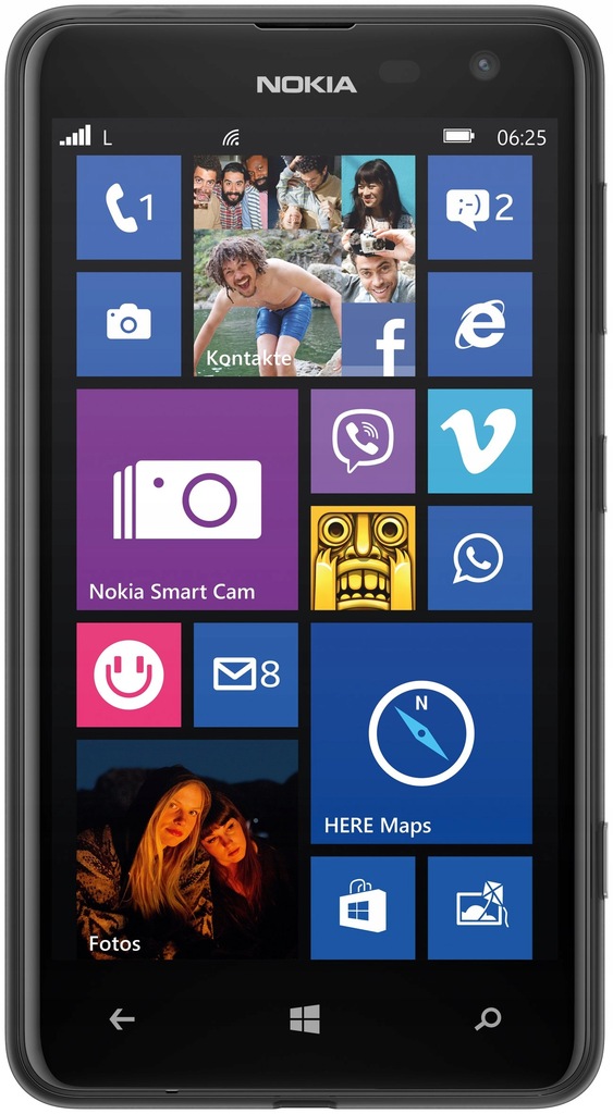 Smartfon Nokia 625 Lumia 512 MB / 8 GB 4G (LTE) czarny