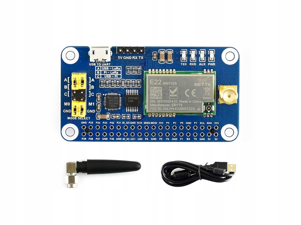 Waveshare SX1262 LoRa Hat for Raspberry Pi Spread