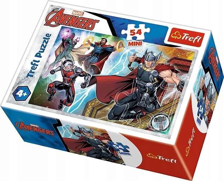 Puzzle 54 mini Bohaterowie The Avengers 4 TREFL /T