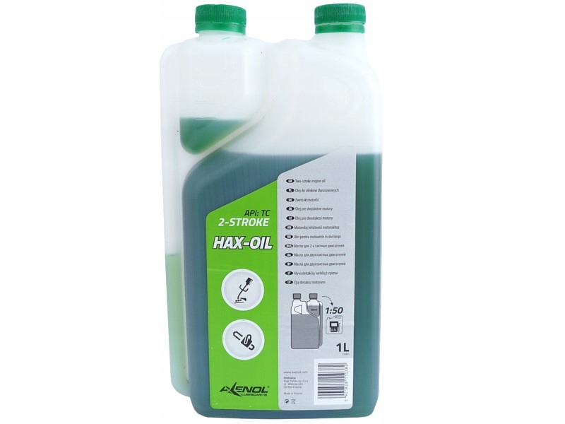 Axenol Husq-Oil olej do 2-suwów zielony 1L