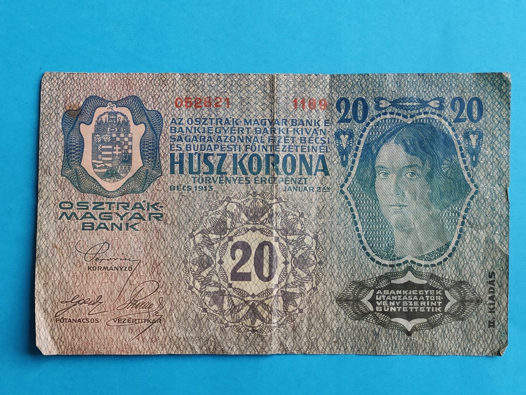 20 husz korona 1913 rok