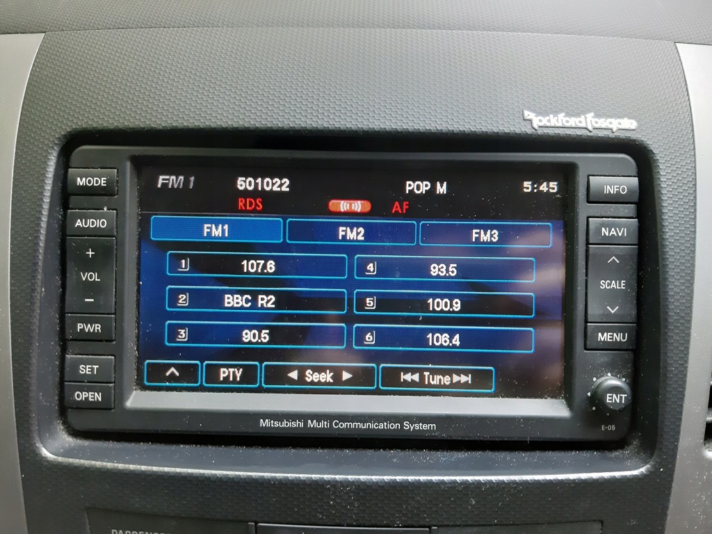 NAWIGACJA RADIO DVD MITSUBISHI OUTLANDER II LIFT