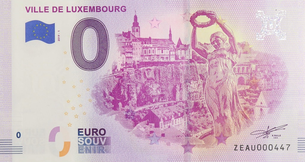 0 Euro - Ville De Luxembourg - Luksemburg - 2019