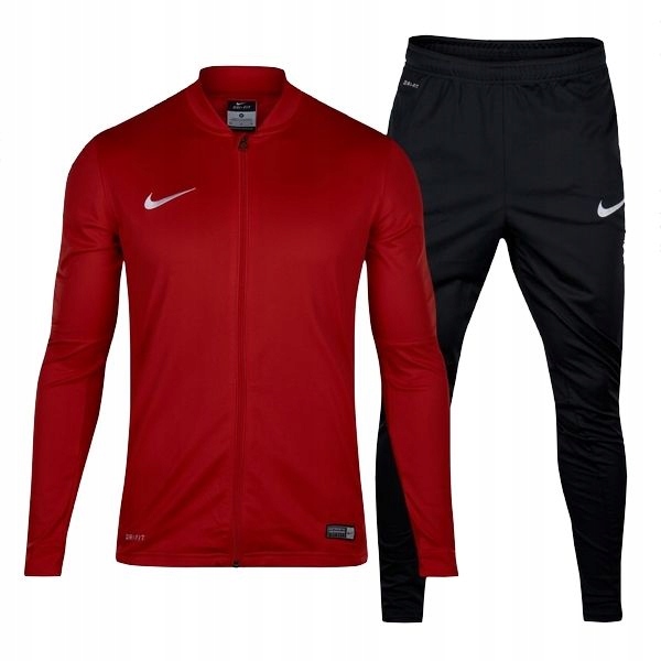 DRES NIKE MĘSKI ACADEMY BLUZA SPODNIE CZERWONY XXL