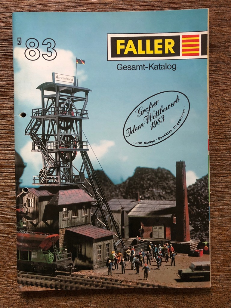 Katalog FALLER 1983 kolejka RETRO model H0 N wagon