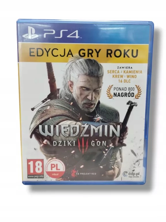 GRA WIEDŹMIN 3 DZIKI GON EDYCJA GRY ROKU PS4