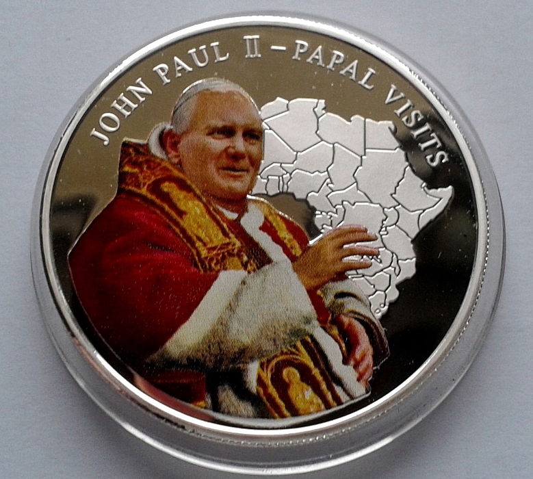 LIBERIA 5 DOLARÓW 2005 / JAN PAWEŁ II