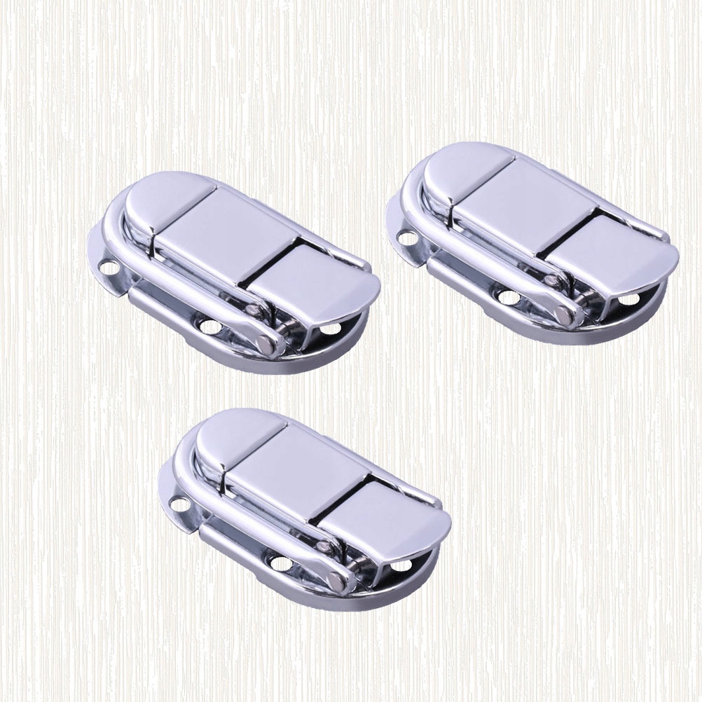 3pcs Aluminum Case Buckle Clip Clasp Practical Loc