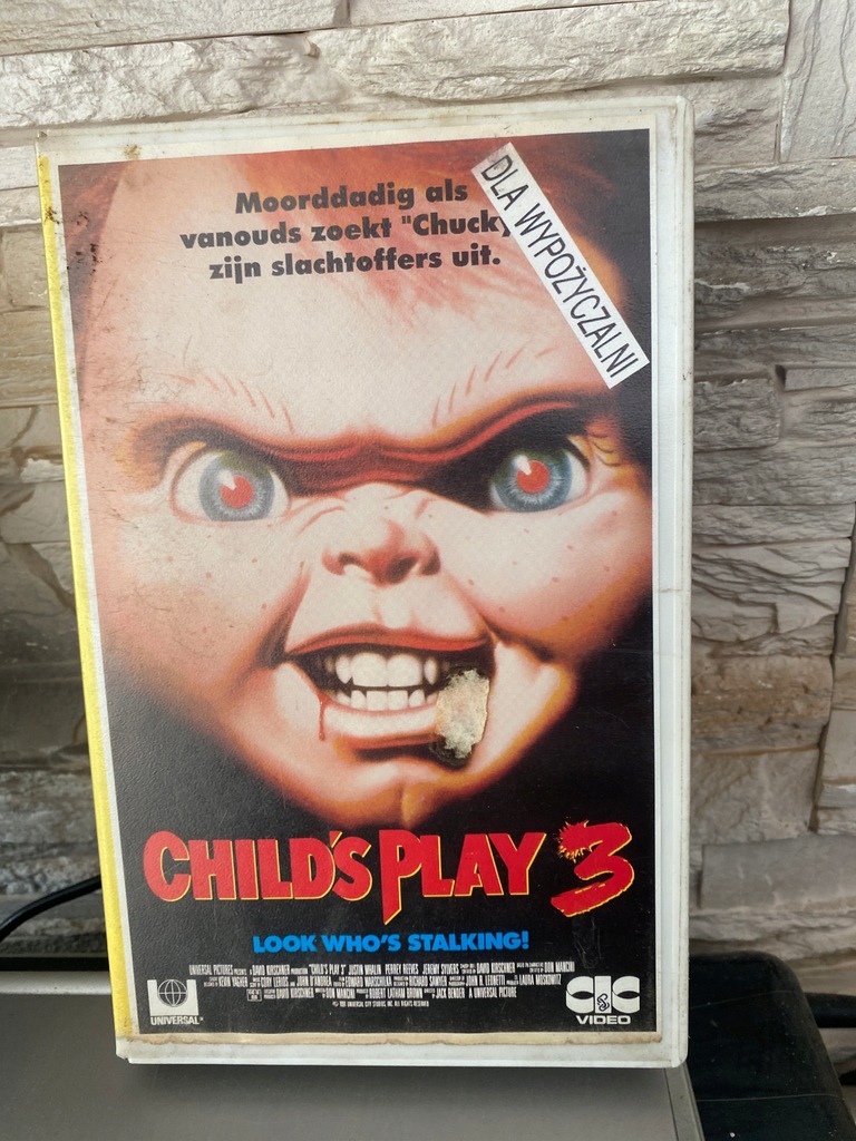 Child’s Play 3 Zabawka 3 VHS Ultra Unikat