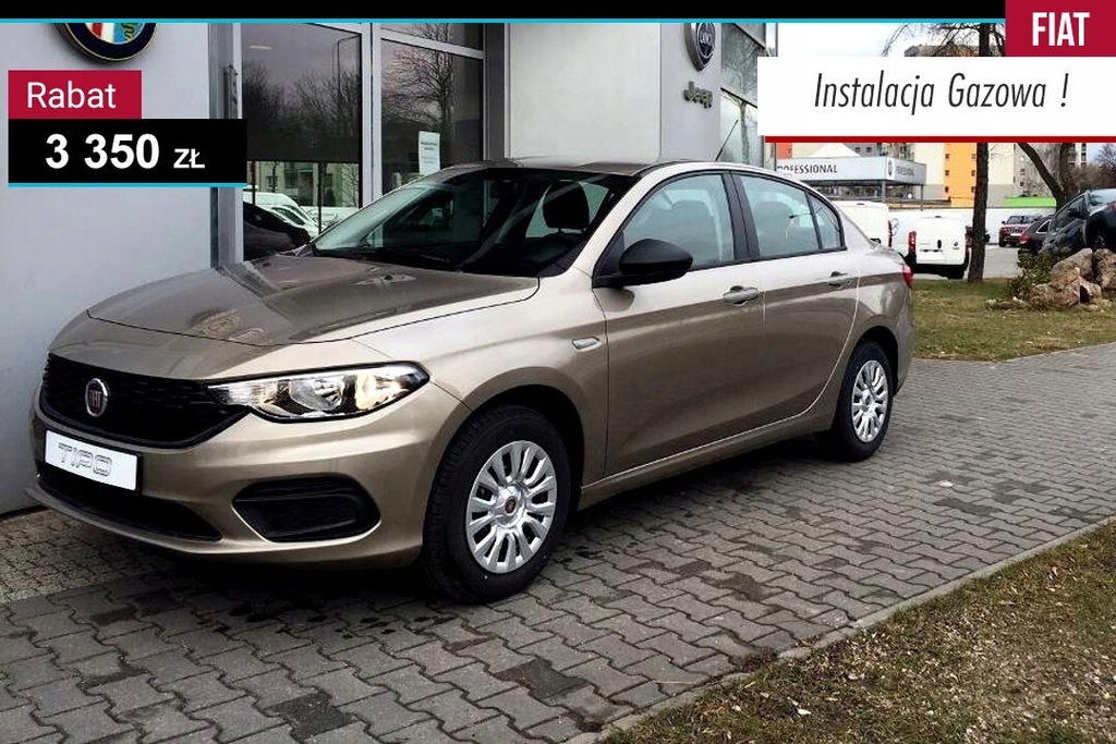 Fiat Tipo Sedan 1.4 95KM LPG+ Podgrzewane Lusterka