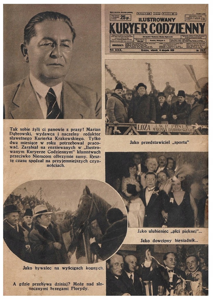 ILUSTROWANY KURYER CODZIENNY MIELEC DĄBROWSKI