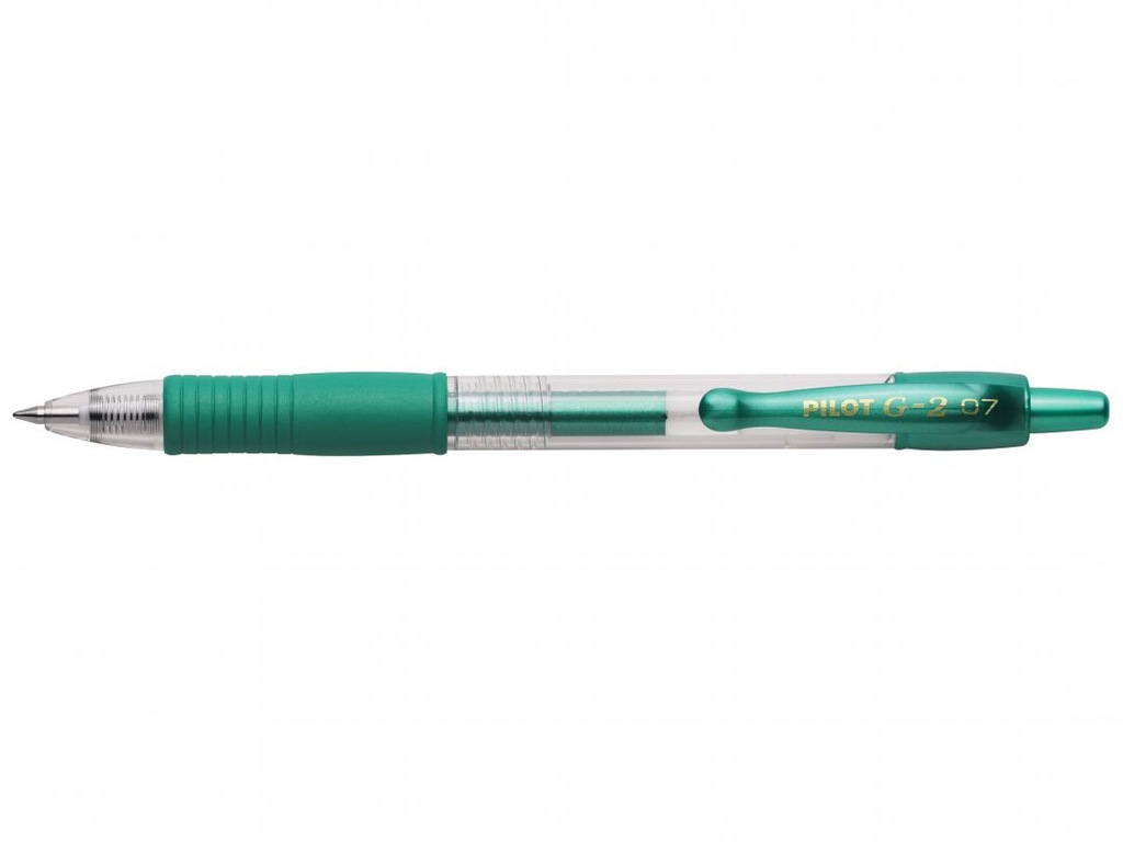 PILOT DŁUGOPIS ŻELOWY SZKOLNY BIUROWY G-2 METALIC Zielony