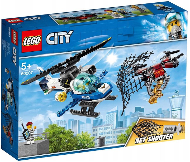 Lego City 60207 Pościg policyjnym dronem Policja