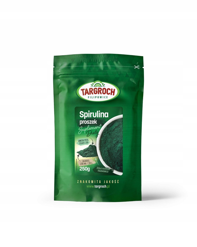 Spirulina w proszku 250 mg anemia odporność detox