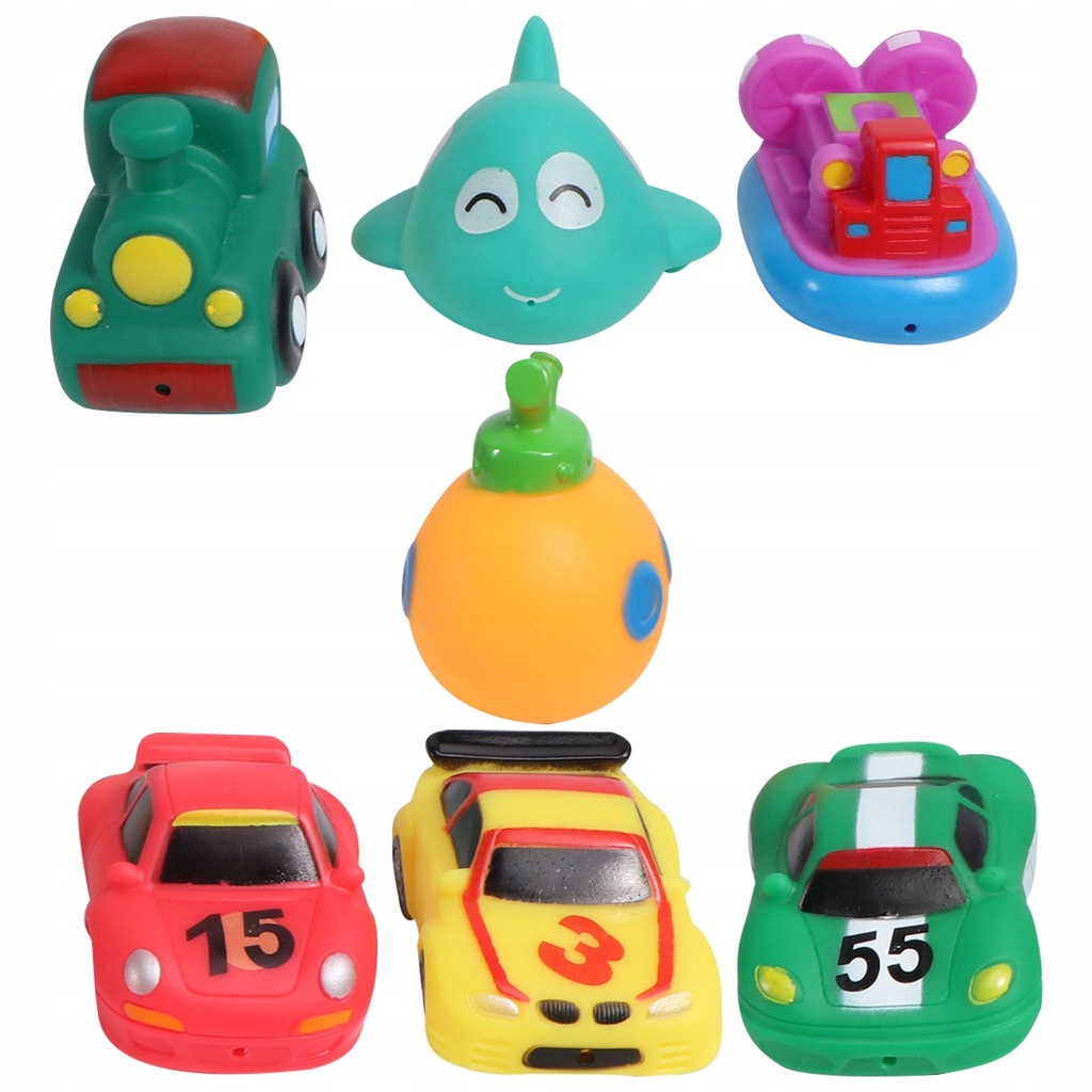 Kids Bath Squirter Bathing Toys Bathtime 7 PCS