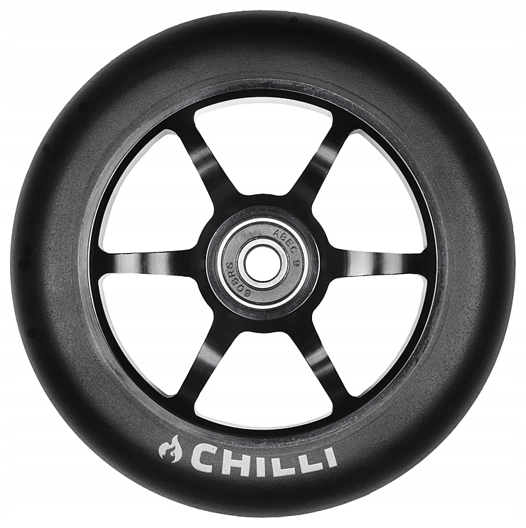 Купить Колесо для трюкового самоката Chilli 120 мм, черное: отзывы ...