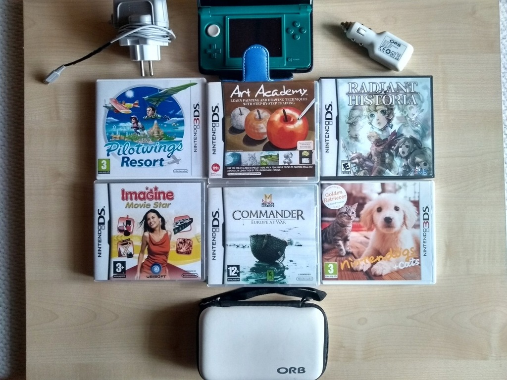 Konsola NINTENDO 3DS | ETUI | 6 GIER |