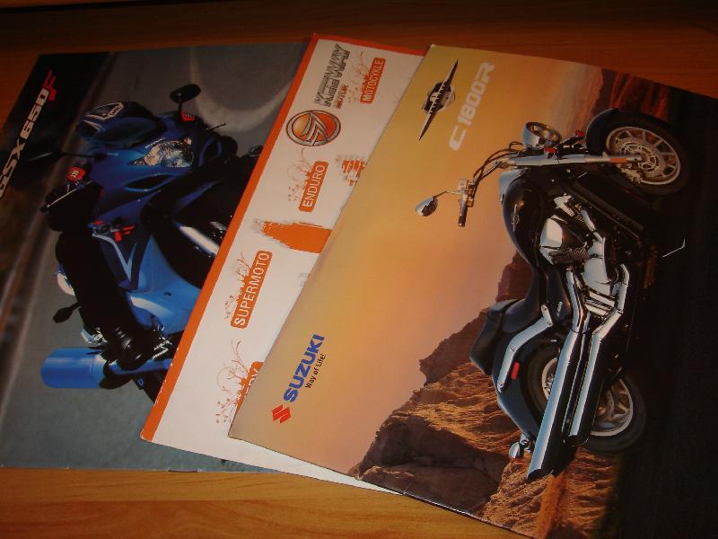 Katalogi motocykli 3 szt