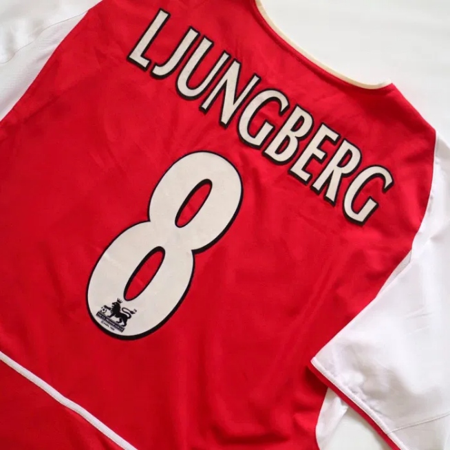 Arsenal LONDYN LJUNGBERG rere 2001/2002 size XL