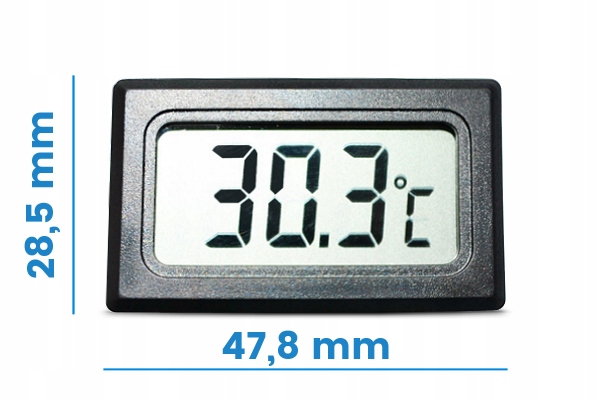 Termometr panelowy z 10m przewodem - new