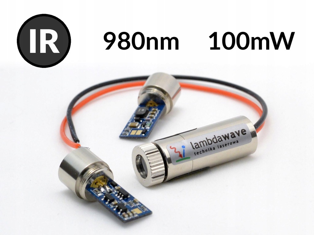 LAMBDAWAVE Moduł laserowy podczerwony 100mW 980nm