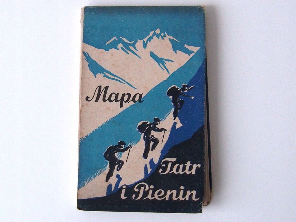 STARA MAPA TATRY I PIENINY - 1957 r .