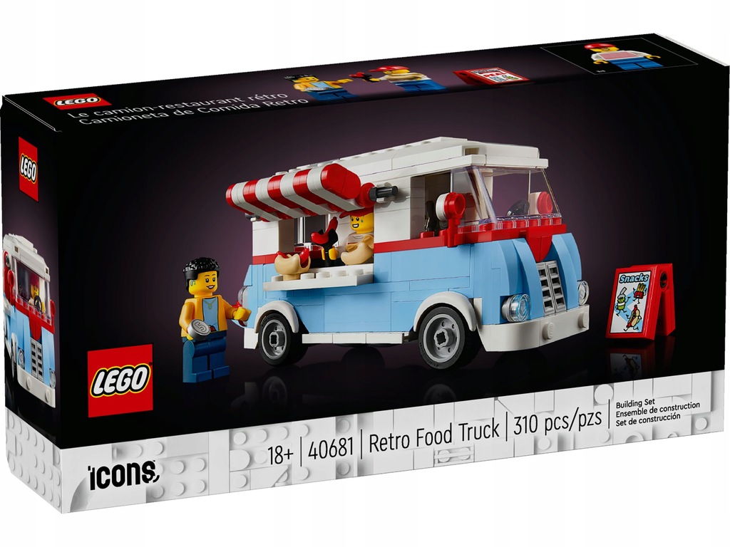 LEGO ICONS #40681 FOOD TRUCK RETRO Fajny zestaw!!!