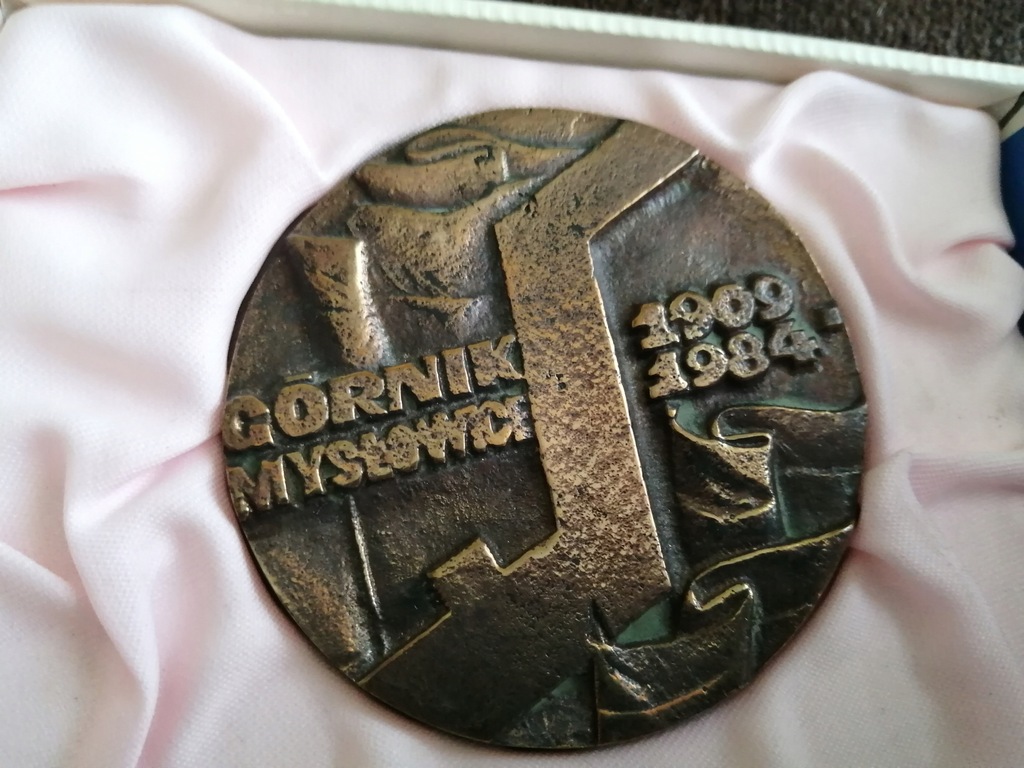 GKS Górnik Mysłowice medal 1984r 75 lat PRL