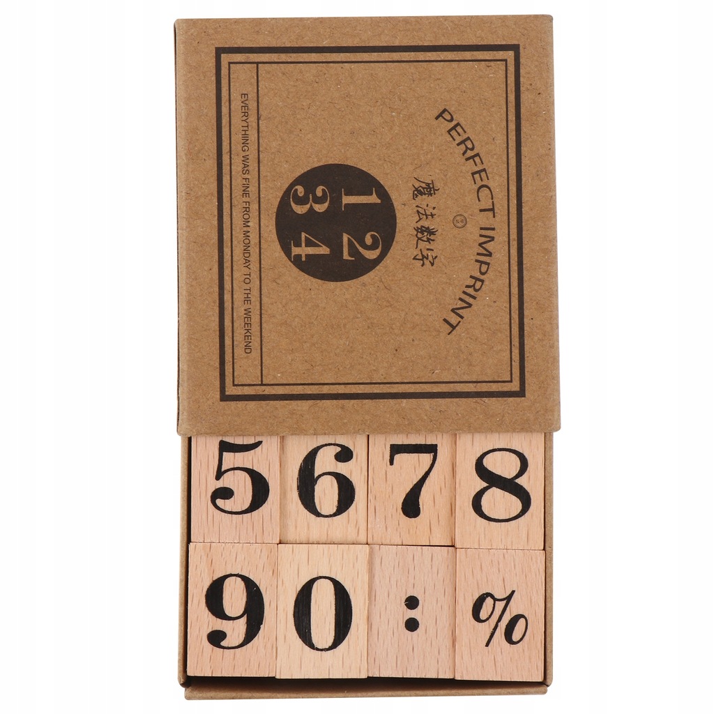 Wooden Stamp Set DIY Scrapbook Stampers Crafting