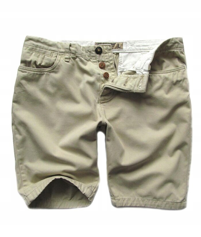 SUPERDRY CHINO SHORTS SLIM * SPODENKI * L