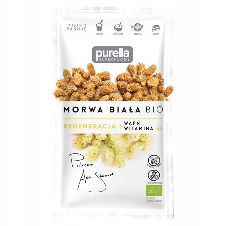 Morwa biała owoc Purella Superfoods BIO, 45g Purel