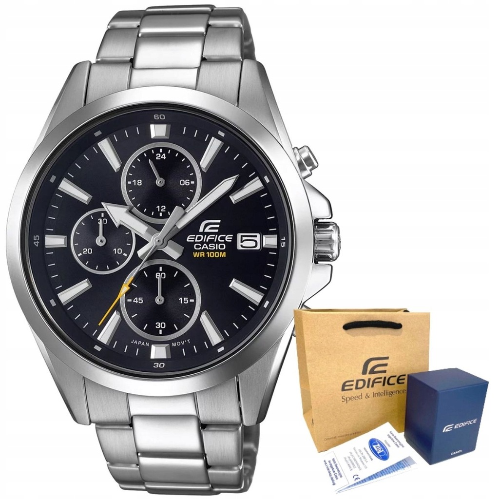 EDIFICE CASIO ZEGAREK MĘSKI EFV-560D-1AVUEF