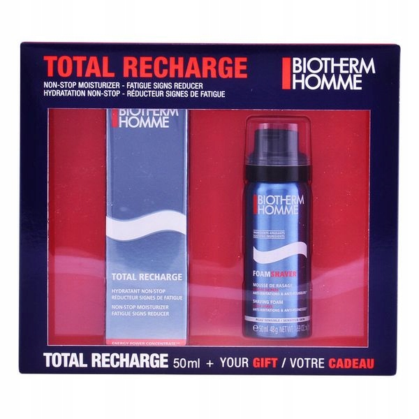 Zestaw do Golenia Homme Total Recharge Biotherm (2