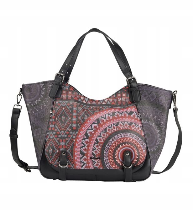 DESIGUAL TOREBKA CZARNA WE WZORY DZ91 20