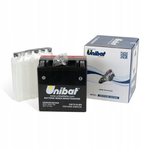 AKUMULATOR UNIBAT CBTX16-BS JMT POWERBAT EXIDE