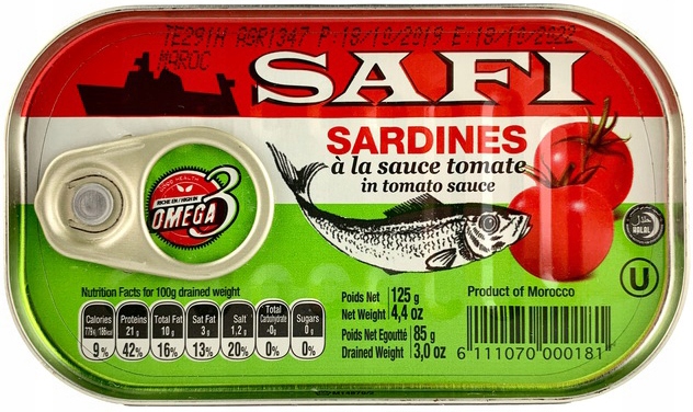 Купить САРДИНЫ МАРОККАНСКИЕ В ТОМАТНОМ СОУСЕ 125г МК: отзывы, фото и ...