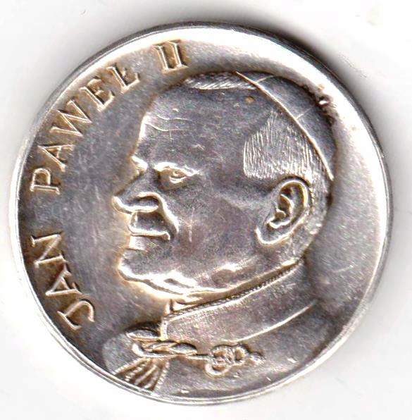Jan Paweł II srebrny medal