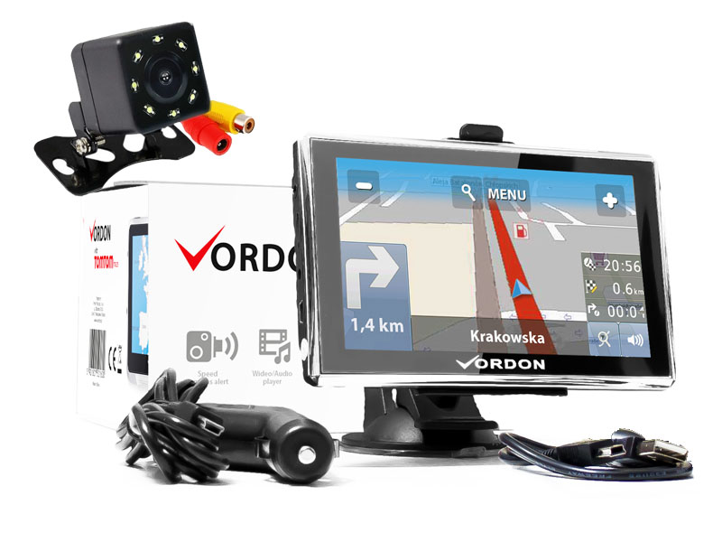 7 CALI NAWIGACJA GPS MAPY TOMTOM + KAMERA COFANIA 6857839730