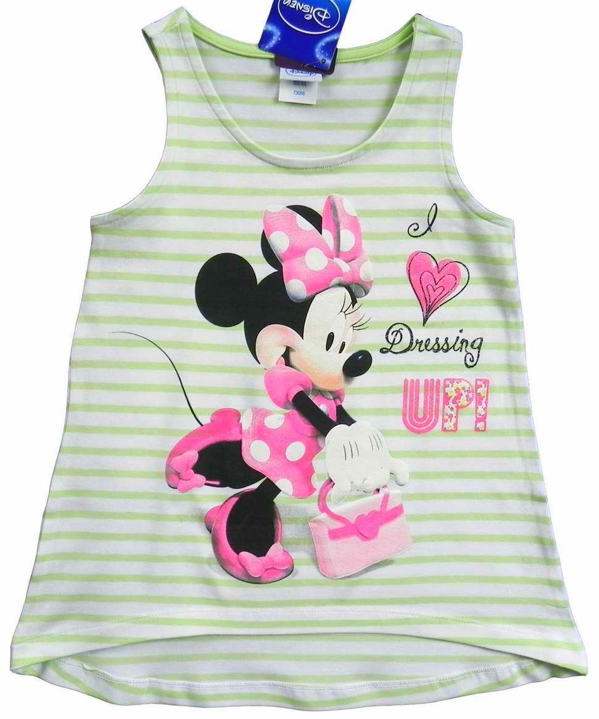 73056 MINNIE tunika bluzka paski DISNEY 98 104